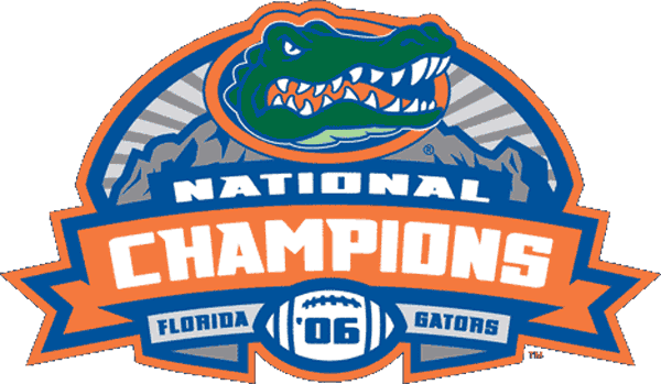 Florida Gators 2006 Champion Logo iron on paper